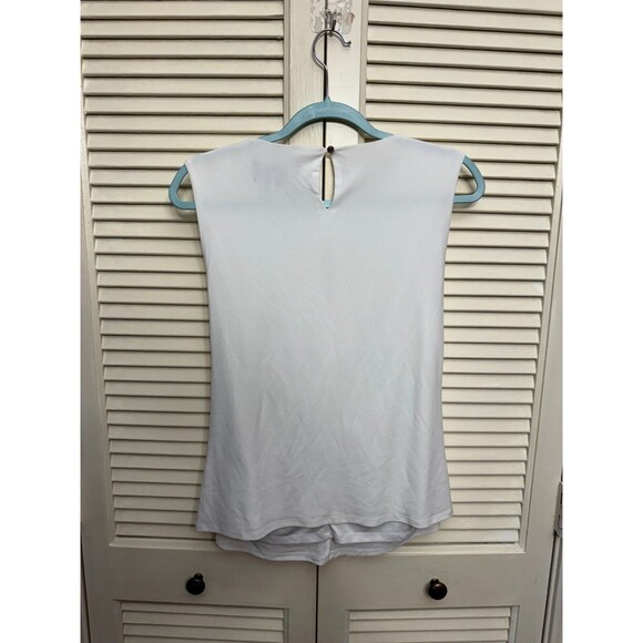 DKNY Donna Karan Master Pieces Women's Dual Drape Shell Knit Top Size L - Picture 5 of 9